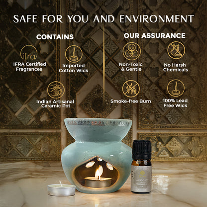 Mahogany Scented 5 ml Vaporizer Set| Festive Sheesh Mahal Collection, 2025-26