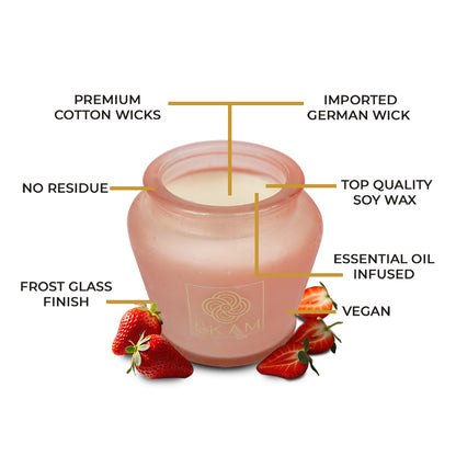 Strawberry Lampshade Scented Candle