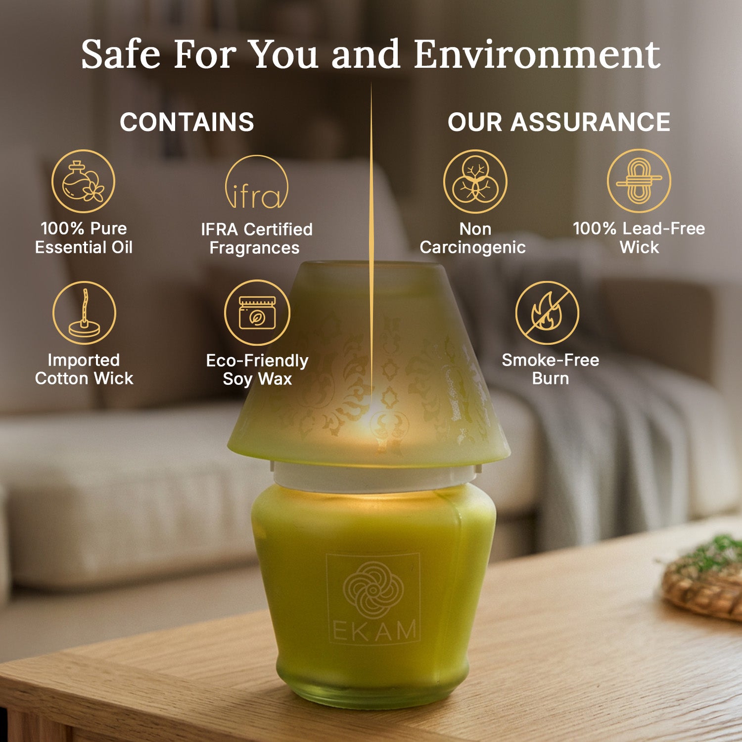 Lemongrass Lampshade Scented Candle