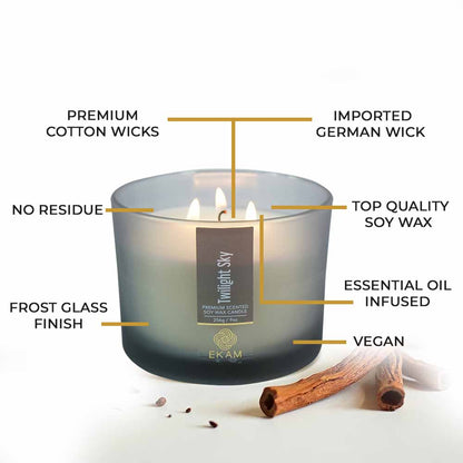 Twilight Sky 3 Wick Scented Candle