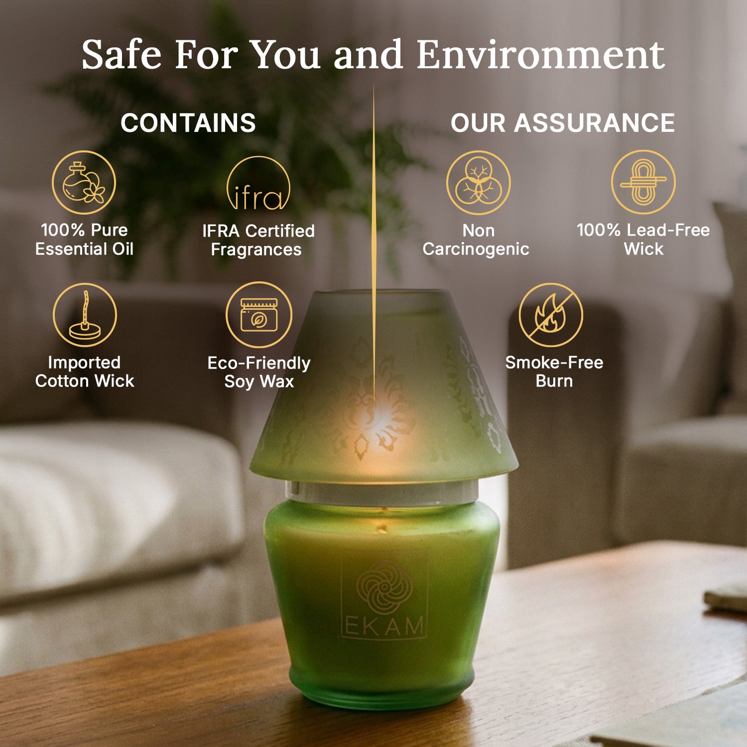 Jasmine Lampshade Scented Candle