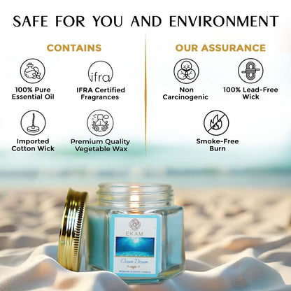 Ocean Dream Hexa Jar Scented Candle