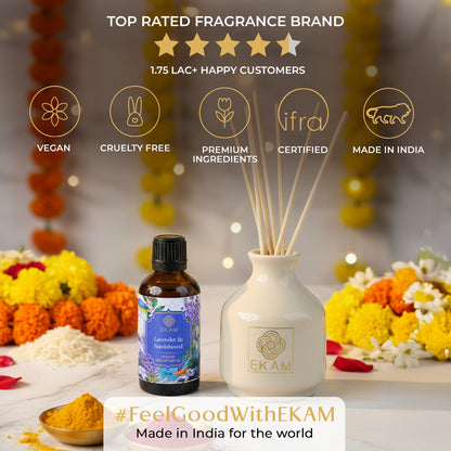 Lavender &amp; Sandalwood Reed Diffuser Set