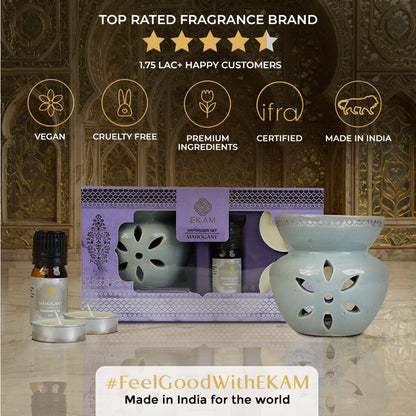 Mahogany Scented 5 ml Vaporizer Set| Festive Sheesh Mahal Collection, 2025-26
