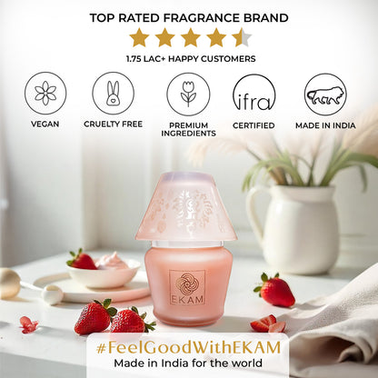 Strawberry Lampshade Scented Candle