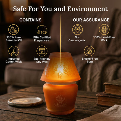 Temple Bloom Lampshade Scented Candle