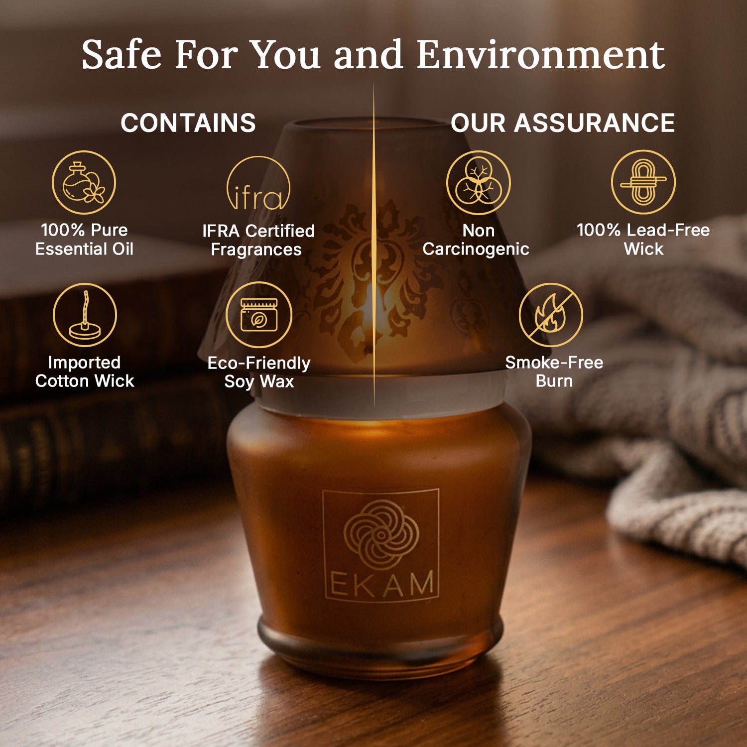 Mahogany Lampshade Scented Candle