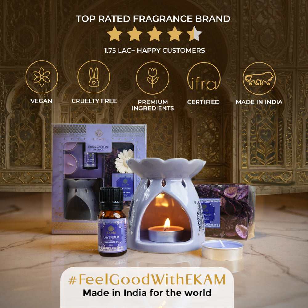 Lavender Scented Fragrance Gift Set Box| Festive Sheesh Mahal Collection, 2025-26