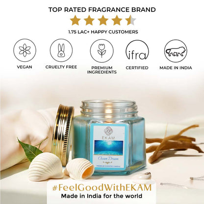 Ocean Dream Hexa Jar Scented Candle