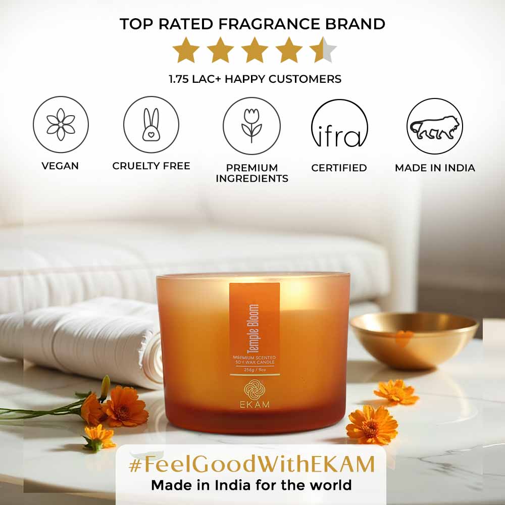 Temple Bloom 3 Wick Scented Candle