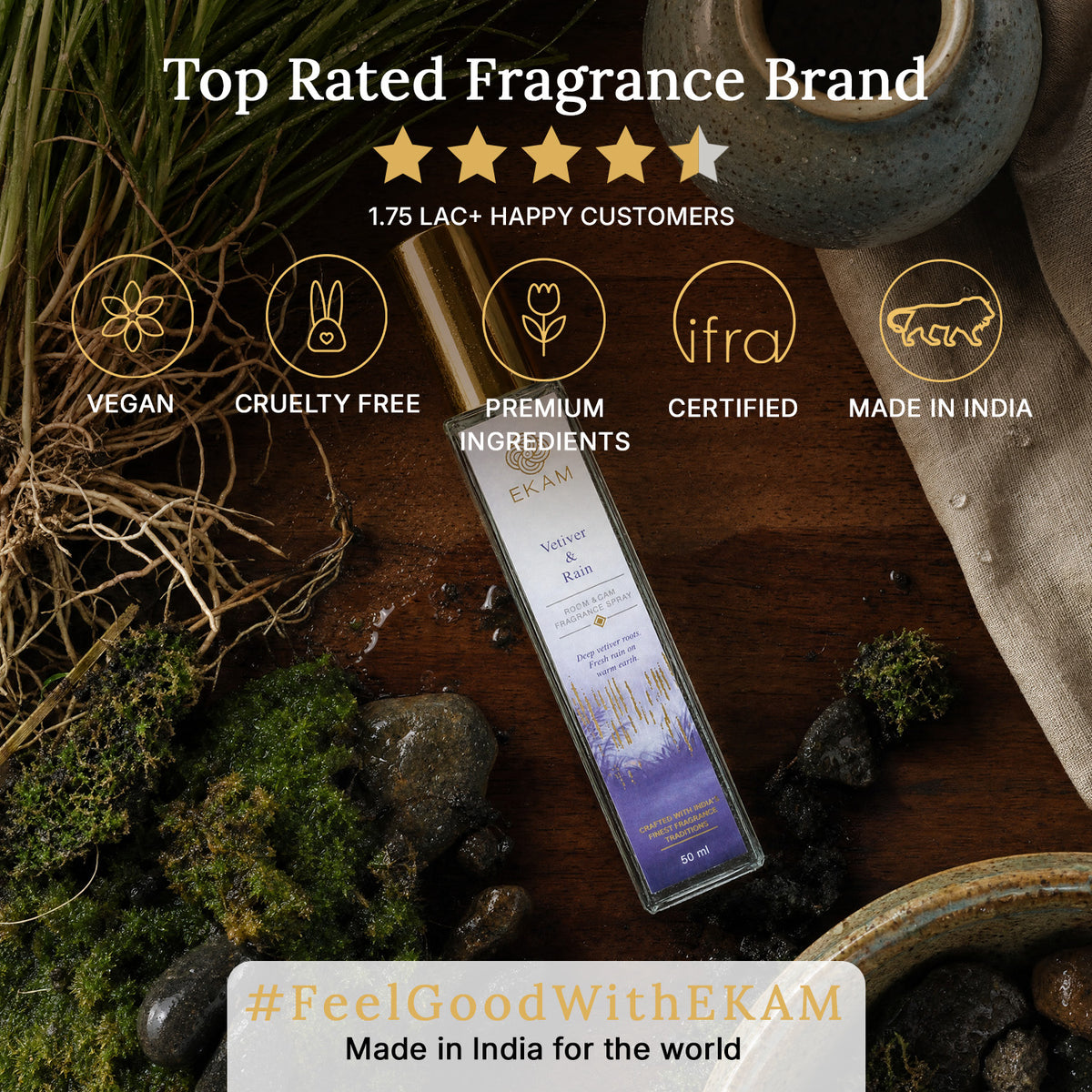 VETIVER &amp; RAIN ROOM &amp; CAR SPRAY