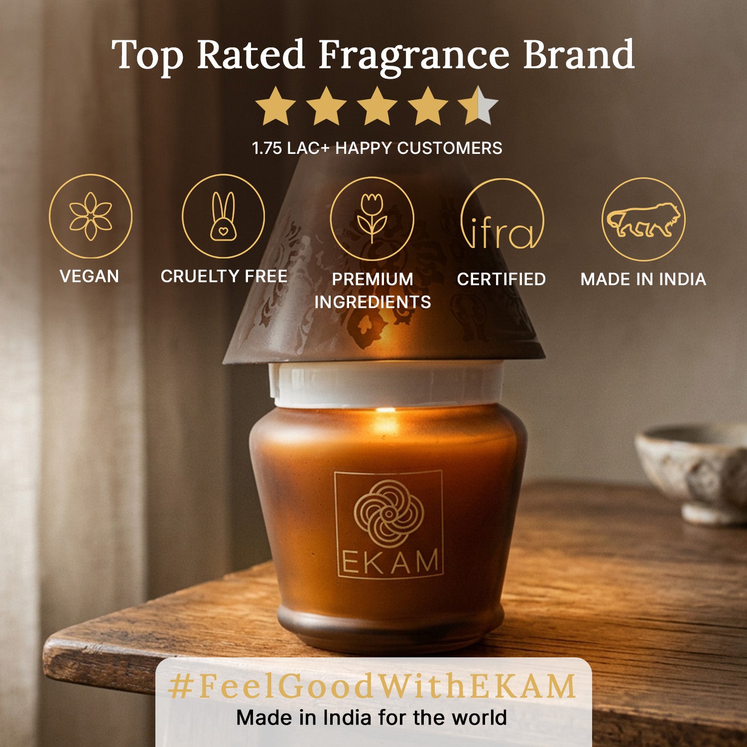 Mahogany Lampshade Scented Candle
