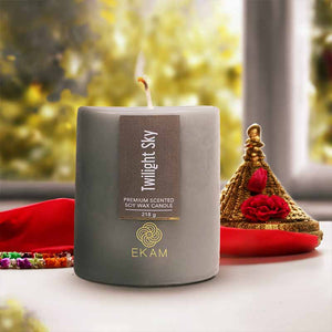 Twilight Sky Pillar Scented Candle