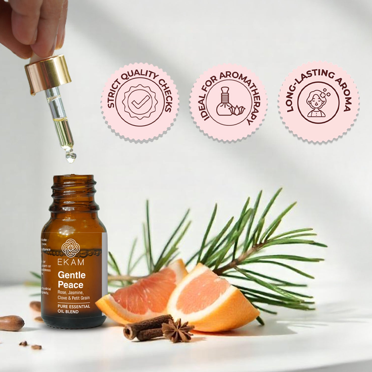 Gentle Peace Pure Essential Oil Blend, Aromatherapy Series