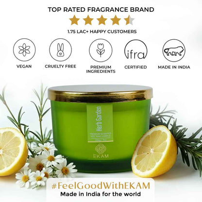 Herb Garden 3 Wick Scented Candle