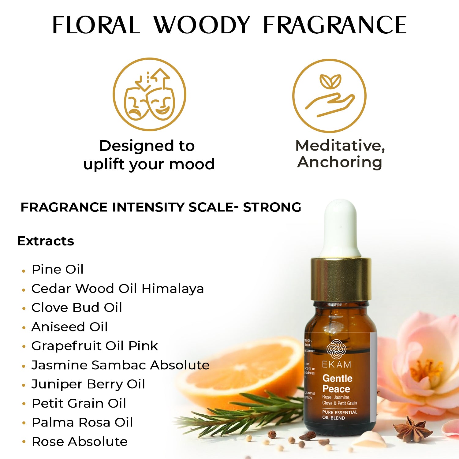 Gentle Peace Pure Essential Oil Blend, Aromatherapy Series