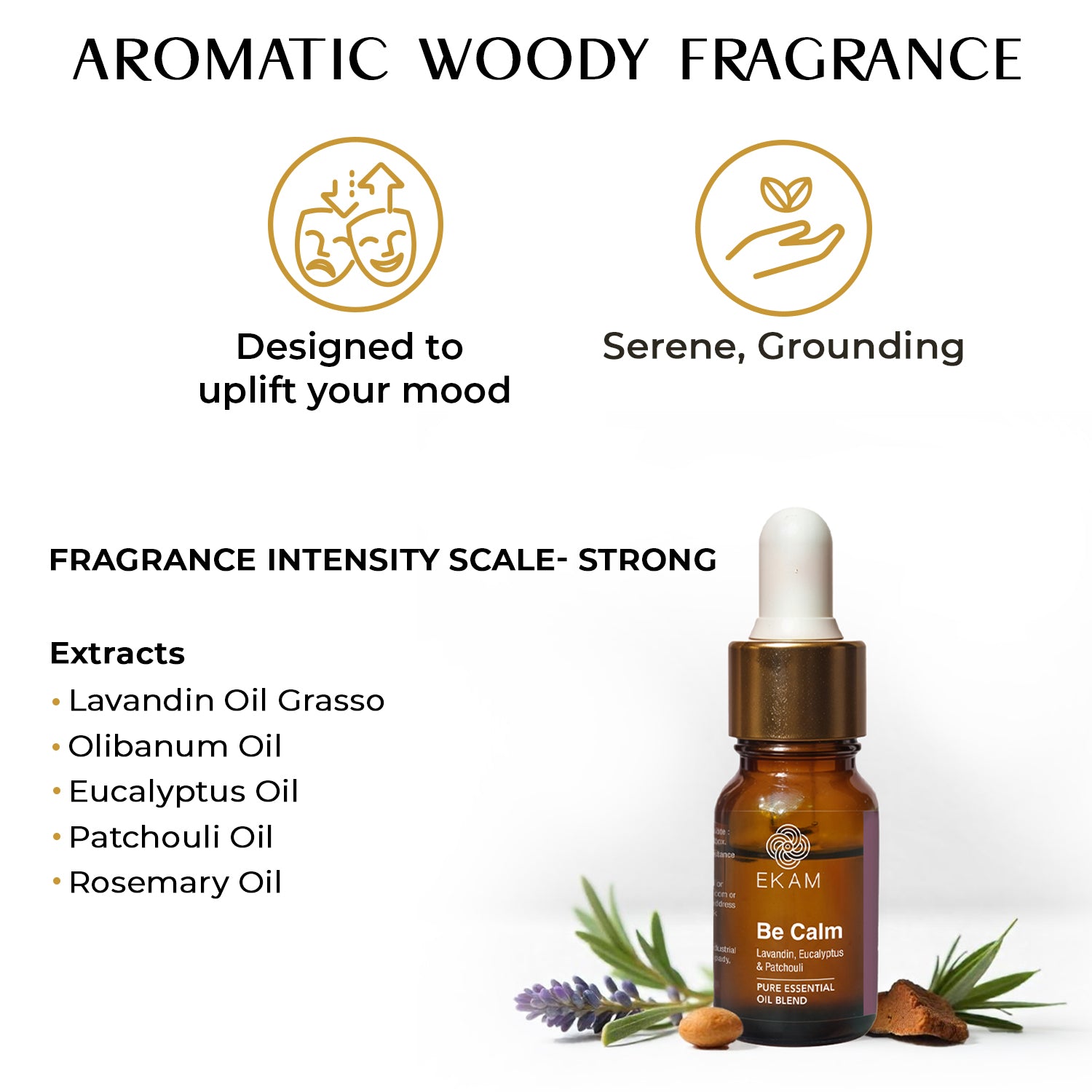 Be Calm Pure Essential Oil Blend, Aromatherapy Series