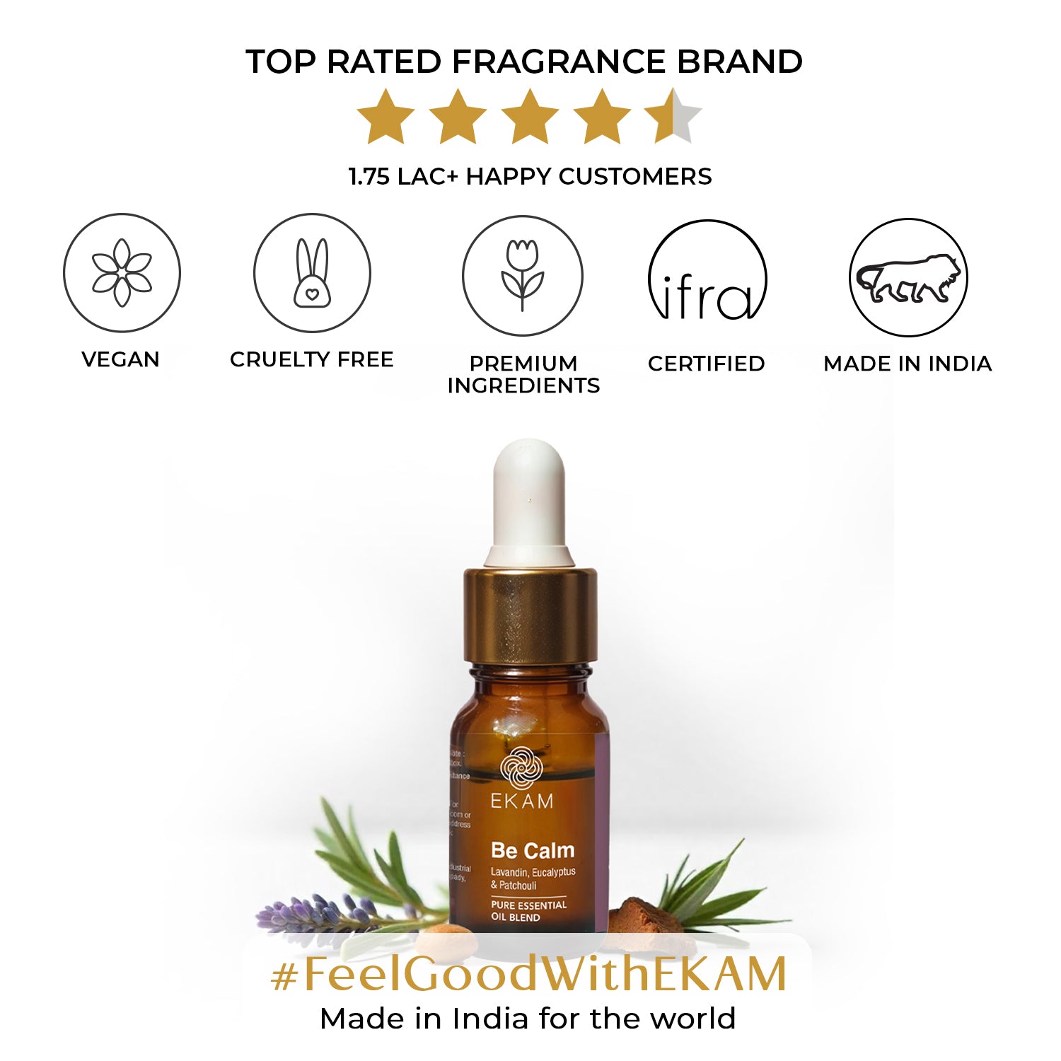 Be Calm Pure Essential Oil Blend, Aromatherapy Series