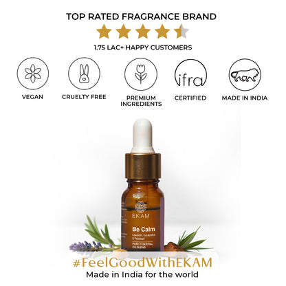 Be Calm Pure Essential Oil Blend, Aromatherapy Series