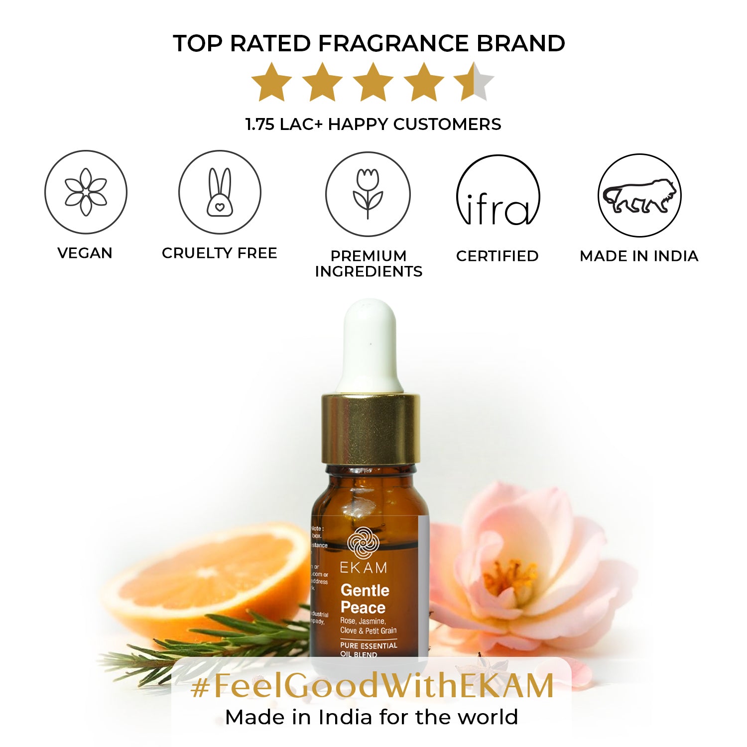 Gentle Peace Pure Essential Oil Blend, Aromatherapy Series