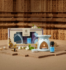 Mogra - Aroma Oil Warmer Set