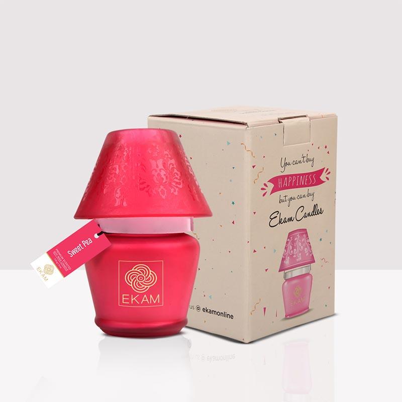 Sweet Pea Lampshade Scented Candle