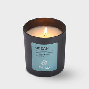 Ocean Premium Soy Wax Candle, Manly Indulgence Series