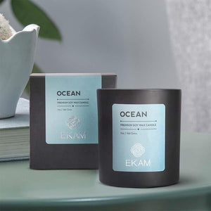 Ocean Premium Soy Wax Candle, Manly Indulgence Series
