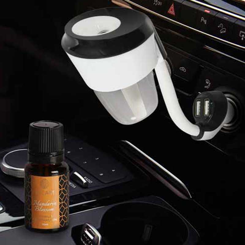 Car Aroma Diffuser with Mandarin Blossom Car Fragrance Oil