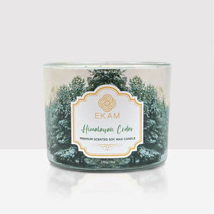 Himalayan Cedar 3 Wick Soy Wax Scented Candle