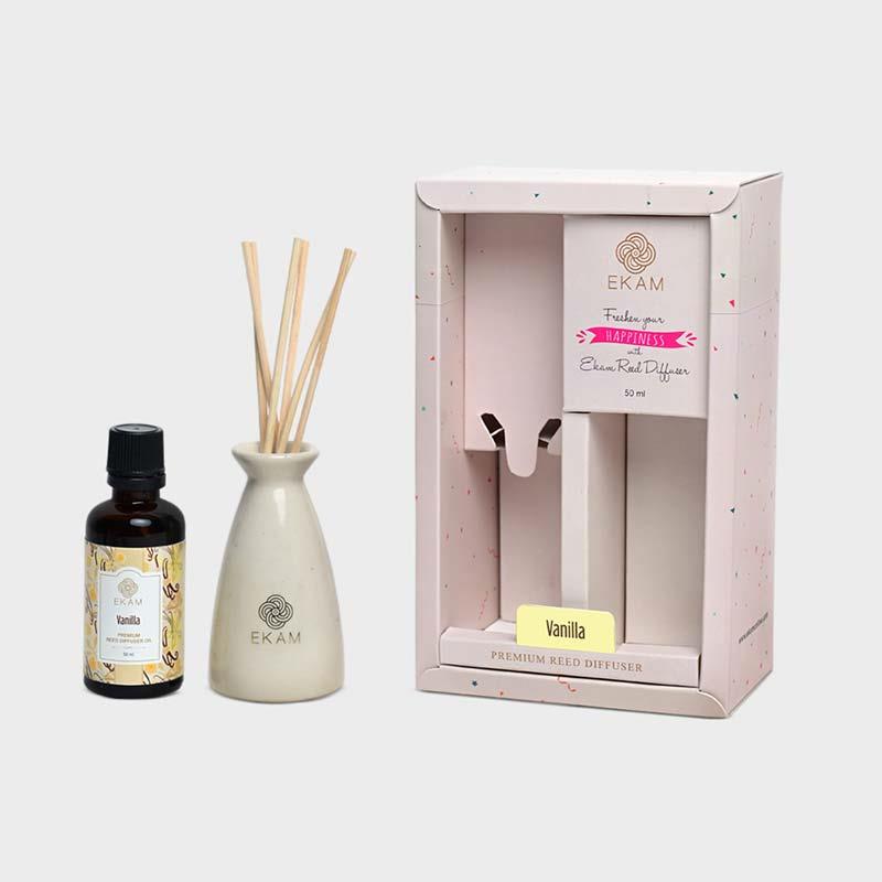 Vanilla Reed Diffuser Set