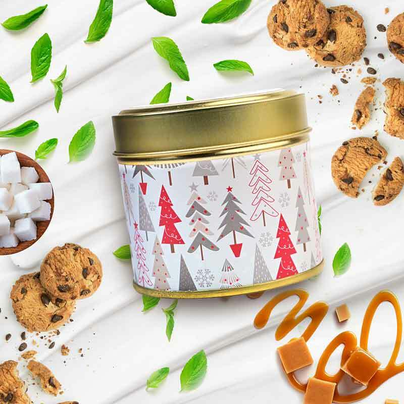 Peppermint Sugar Cookie Tin Jar Scented Candle