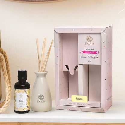 Vanilla Reed Diffuser Set