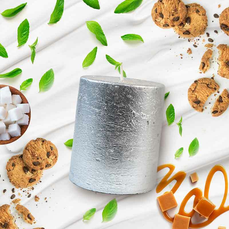 Peppermint Sugar Cookie Pillar Scented Candle