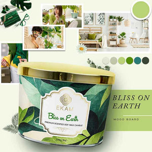 Bliss on Earth Scented 3 Wick Candle