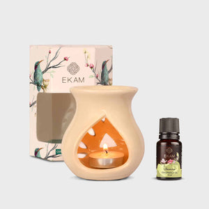Jasmine Ceramic Oil Warmer Set, Core Range