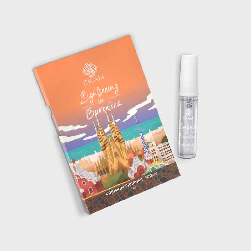 Sightseeing in Barcelona Perfume Spray, 5ML Trial Pack