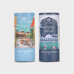 Pack of 2 Perfume Sprays-60 ml (Chilling in Hauz Khas + Destination Wedding in Udaipur)