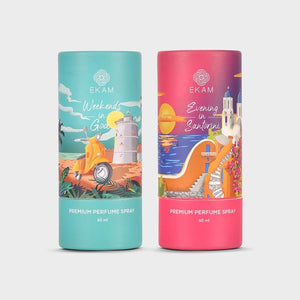 Pack of 2 Perfume Sprays-60 ml (Evenings in Santorini+ Weekends in Goa)