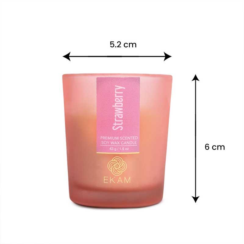 Strawberry Shot Glass Scented Candle