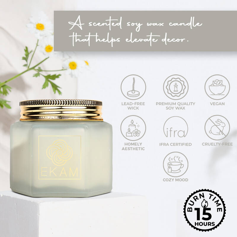 Fresh Cotton Hexa Jar Scented Candle