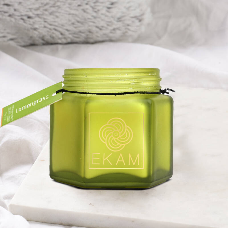 Lemongrass Hexa Jar Scented Candle