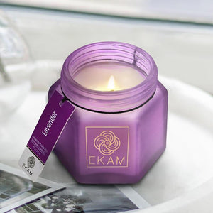 Lavender Hexa Jar Scented Candle