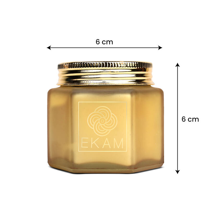 Vanilla Hexa Jar Scented Candle