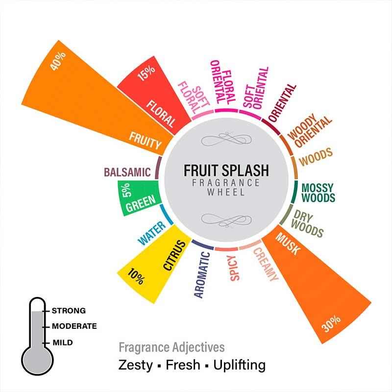 Fruit Splash 3 Wick Scented Candle