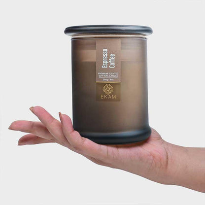 Espresso Coffee Ring Jar Scented Candle