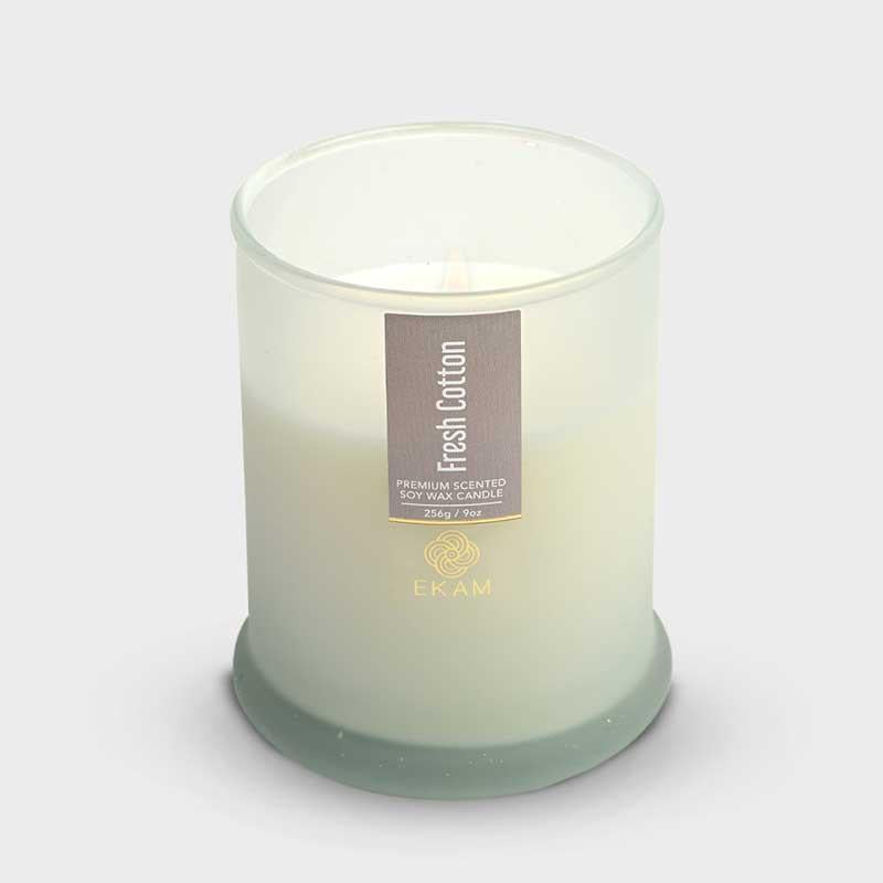 Fresh Cotton Ring Jar Scented Candle