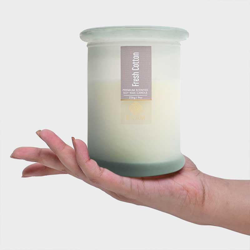 Fresh Cotton Ring Jar Scented Candle