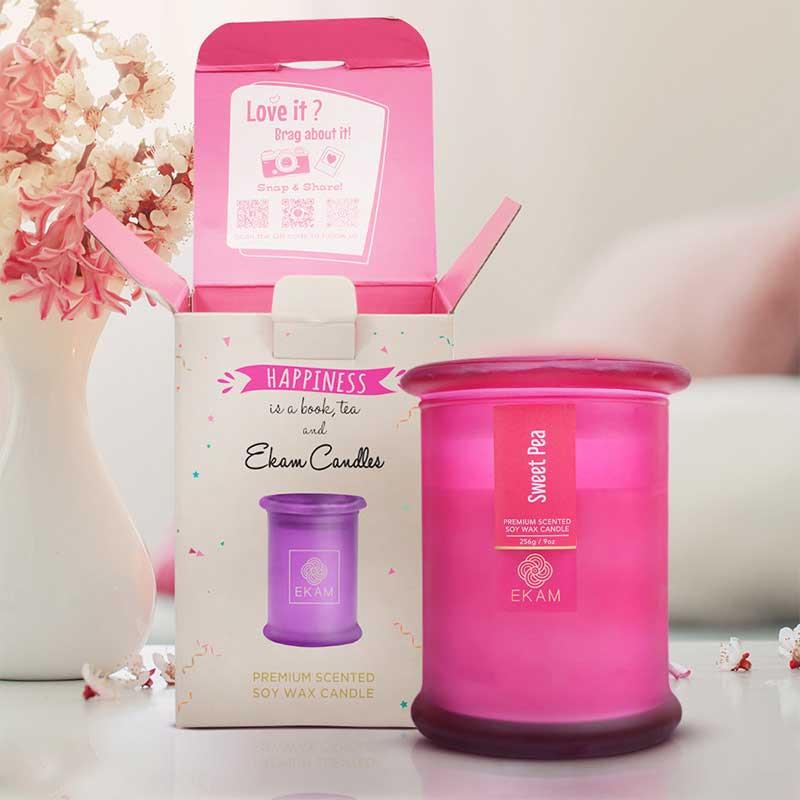 Sweet Pea Ring Jar Scented Candle