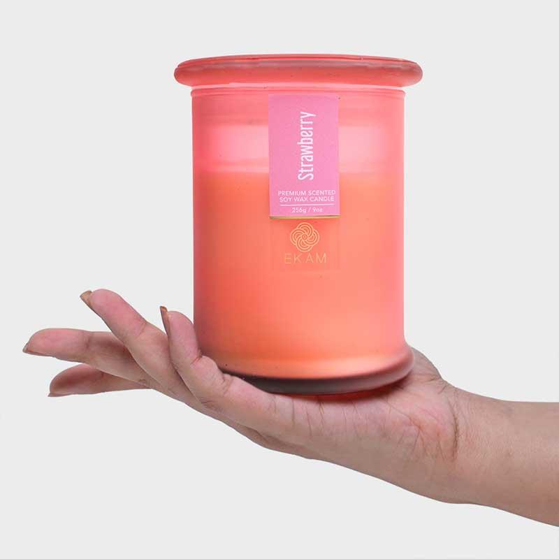 Strawberry Ring Jar Scented Candle